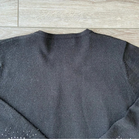 Vintage Beta’s Choice Wool Blend Beaded Sequins Embellished Cardigan - Picture 15 of 16